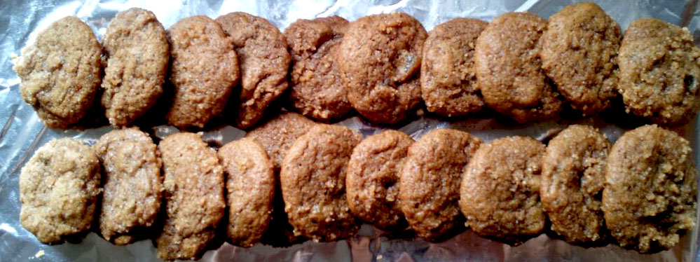 Spiked Triple Ginger Cookies