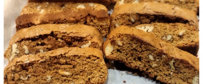 Spicy Gingerbread Biscotti